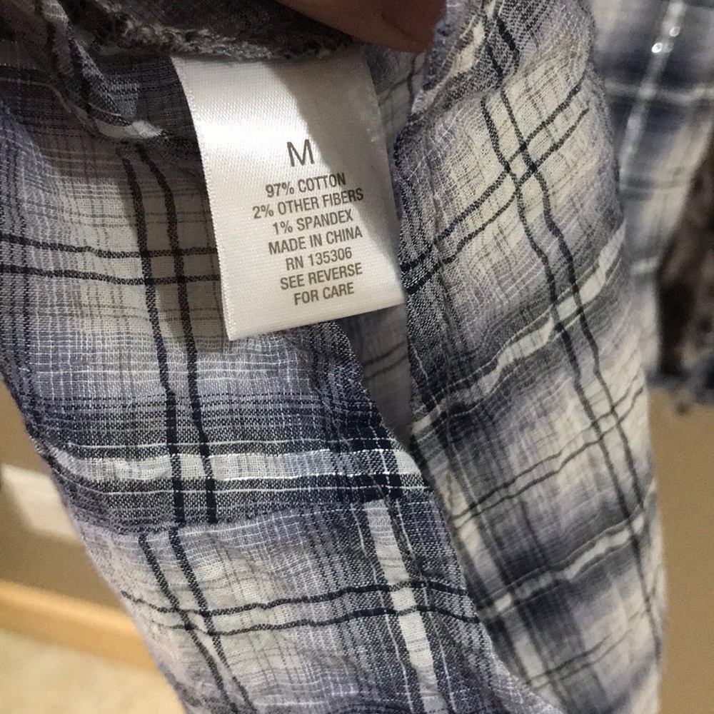 Long Sleeve Plaid Shirt - Picture 7 of 8